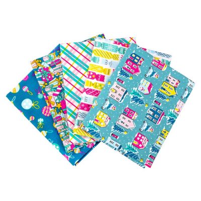 LIBERTY FABRICS DECK THE HALLS COLLECTION FQ 5 PC