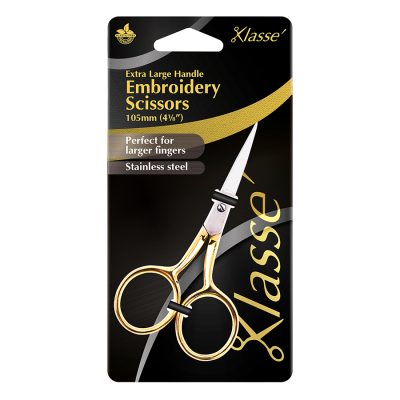KLASSE SCISSORS EMBROIDERY EXTRA LARGE HANDLE 105M