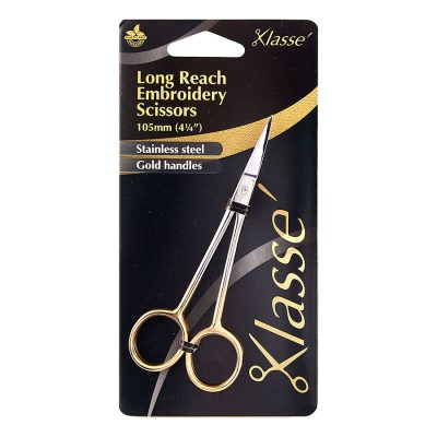 KLASSE SCISSORS EMBROIDERY 4.25IN LONG REACH