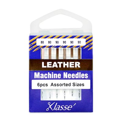 MACHINE NEEDLE LEATHER MIX 80/90 6 PER CASSETTE