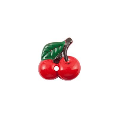 HEMLINE BUTTONS NOVELTY CHERRY 28 28MM
