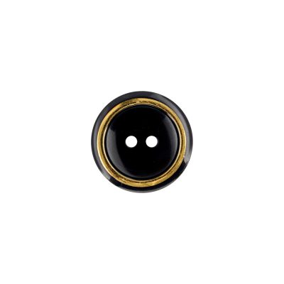 HEMLINE BUTTONS BASIC/GOLD RIM/20