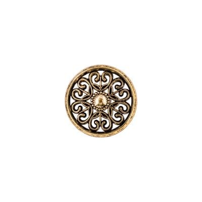 HEMLINE BUTTONS METAL/FLORAL BUTTON/46