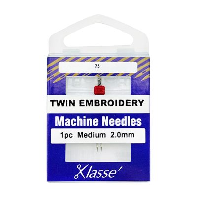 MACHINE NEEDLE TWIN-EMBROIDERY