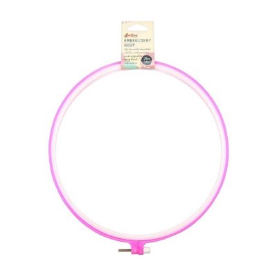 SEW EASY HANGSELL PLASTIC EMBROIDERY HOOP 26CM