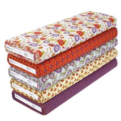 BIRCH FABRIC WILDFLOWER 110CM X 10MT 100% CTN