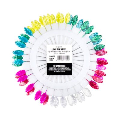 LEAF PIN WHEEL 55MM - 18PCS