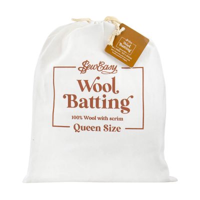 SEW EASY BATTING  100% WOOL 125GSM