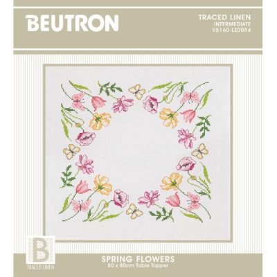 SPRING FLOWERS TOPPER KIT 80X80CM