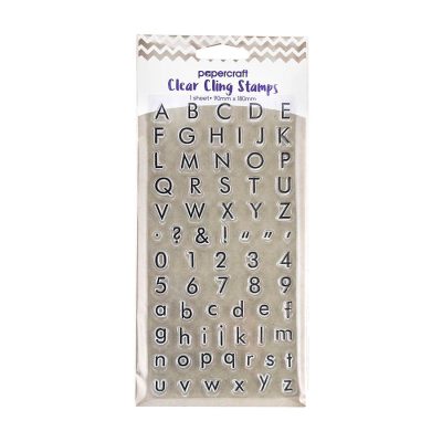 PAPERCRAFT STAMPS CLEAR CLING 180 X90MM