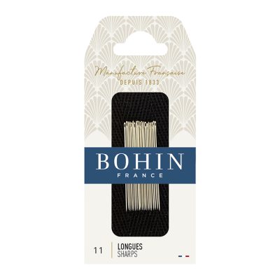 BOHIN SHARPS NEEDLES SIZE 11 BOX OF 10