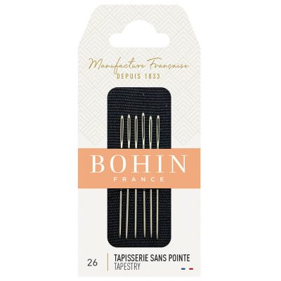 BOHIN TAPESTRY NEEDLE SIZE 26 BOX OF 10