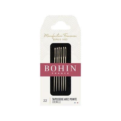 BOHIN CHENILLE NEEDLE NO 22 (X 6 NEEDLES)