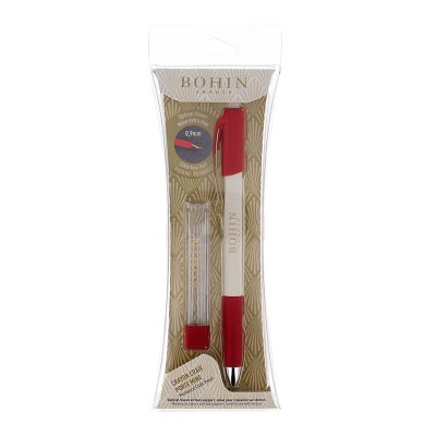 BOHIN FINE CHALK PENCIL 0.9MM PLUS  REFILL (WHITE)