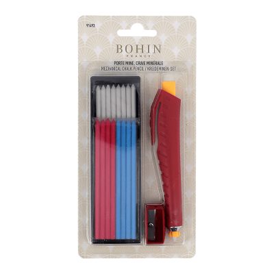 BOHIN MECHANICAL CHALK PENCIL PLUS  LEADS ASSORTED