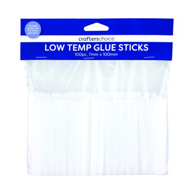 PONY GLUE STICK 100PACK LOW TEMP 7MM X 100MM