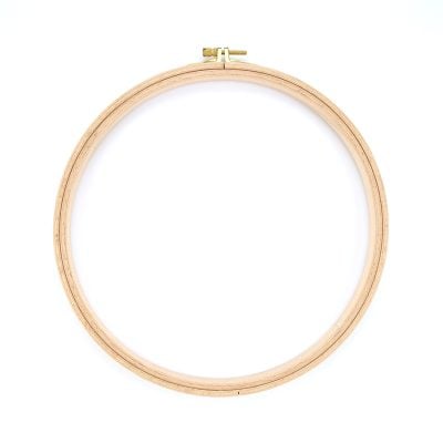 NURGE EMBROIDERY HOOP - WOODEN SCREWED 16MM