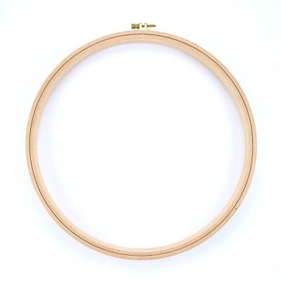NURGE EMBROIDERY HOOP - WOODEN SCREWED 24MM