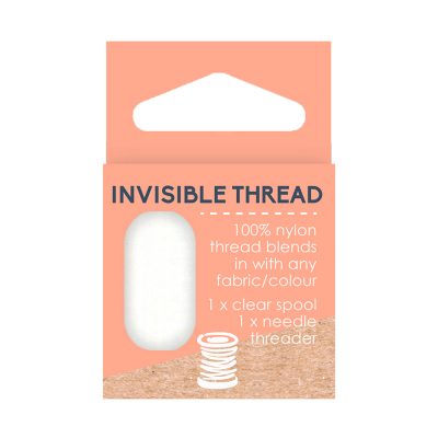 S.E.W. INVISIBLE THREAD 100M WITH NEEDLE THREADER