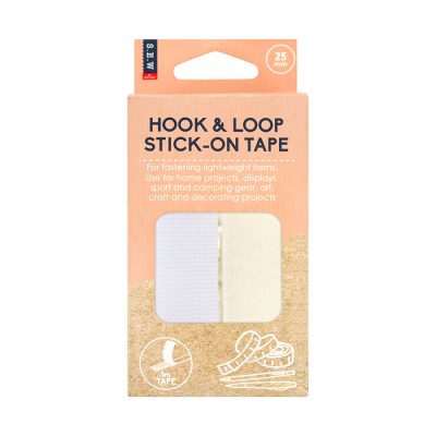 S.E.W. HOOK AND LOOP SWLF STICK HEAVY DUTY 25MMX1M