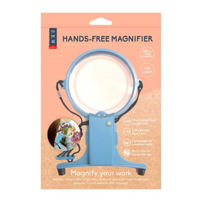 S.E.W. HANDS FREE CRAFT MAGNIFIER WITH LIGHT