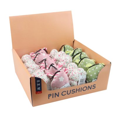 S.E.W. PIN CUSHION COUNTER BOX 20PCS