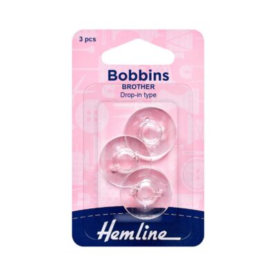 HEMLINE HANGSELL BOBBIN PLASTIC BROTHER 3PACK MOST
