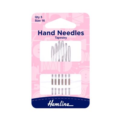 HEMLINE HANGSELL HAND NEEDLE - TAPESTRY 6 PACK SIZ