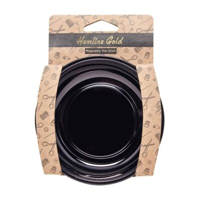 HEMLINE GOLD MAGNETIC PIN DISH BLACK