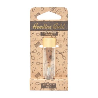 HEMLINE GOLD QUILTING GOLD EYE HAND NEEDLES
