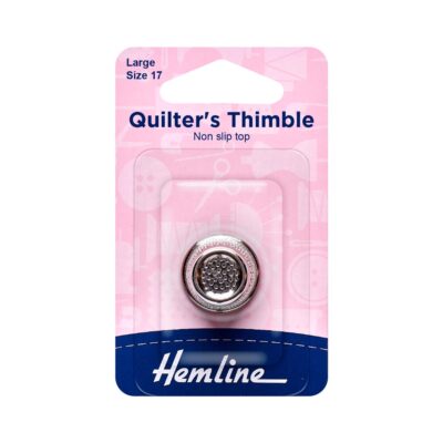 HEMLINE HANGSELL THIMBLE BRASS LARGE SIZE 17