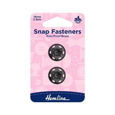 HEMLINE HANGSELL SNAP FAST METAL 18MM -