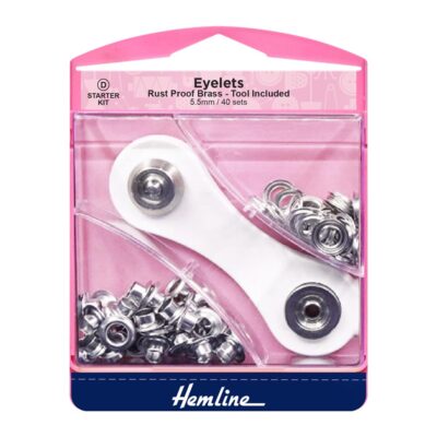 HEMLINE HANGSELL EYELETS 5.5MM - STARTER KIT