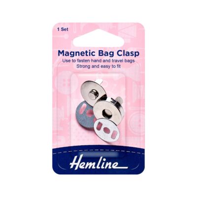 HEMLINE HANGSELL MAGNETIC BAG CLIP 18MM