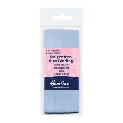 HEMLINE HANGSELL BIAS BINDING 12MM X 5M