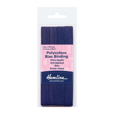 HEMLINE HANGSELL BIAS BINDING 12MM X 5M