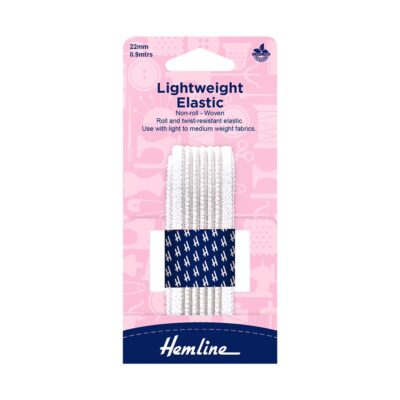 HEMLINE HANGSELL ELASTIC LIGHT WEIGHT 22MM X 0.9M