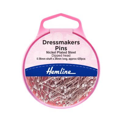 HEMLINE HANGSELL DIPPED HEAD PINS 25GRM
