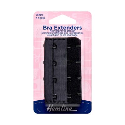 HEMLINE HANGSELL BRA BACK EXPANDER 75MM - 4 HOOK