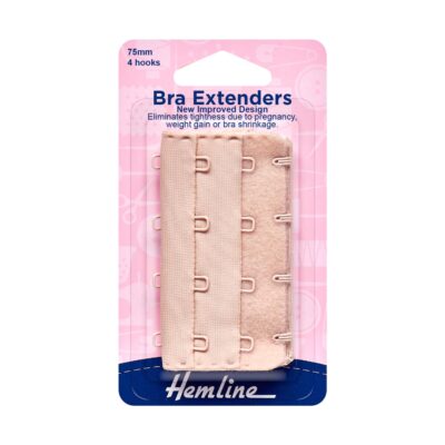 HEMLINE HANGSELL BRA BACK EXPANDER 75MM - 4 HOOK