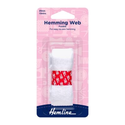 HEMLINE HANGSELL HEMMING WEB FUSIBLE 25MM X 10M