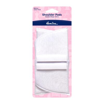 HEMLINE HANGSELL SHOULDER PAD COVERED SET-IN 13MM