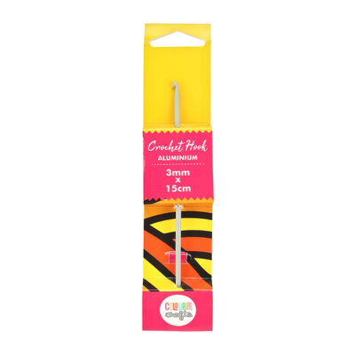 COLOURME CROCHET HOOK 15CM X 3.0MM