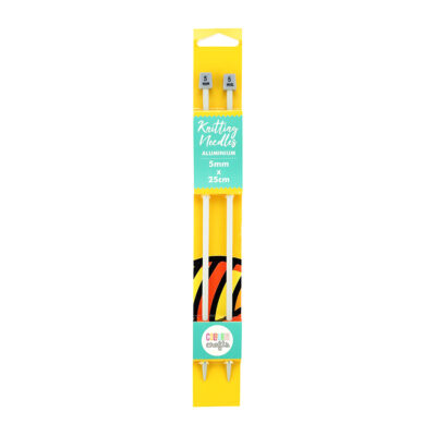 COLOURME KNITTING NEEDLE 25CM - 5.00MM