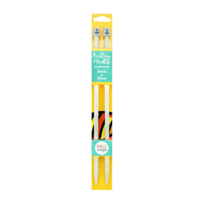 COLOURME KNITTING NEEDLE 30CM - 8.00MM