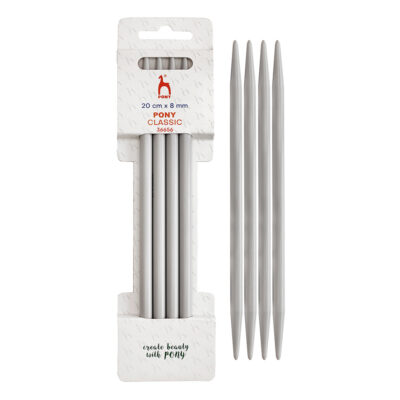 PONY KP DOUBLE ENDED (SO4) 20CM X 8MM PLASTIC