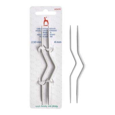 PONY CABLE STITCH NEEDLES BENT 2-5.00MM