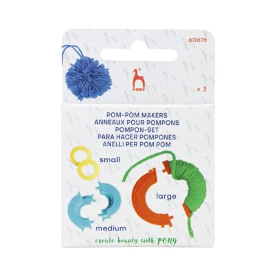PONY SPLIT POM POM MAKER PLASTIC