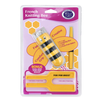 PONY FRENCH KNITTING AND POM POM KIT BEE