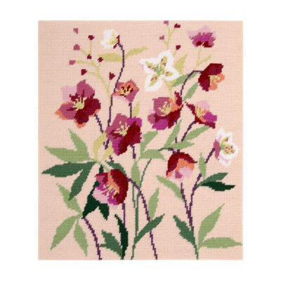 DMC CANVAS CLASSIC FLORALS - 10CT 30X35CM